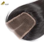 100% Human Hair 4*4 Lace Closure Natural Color Brazilian Straight Lace Closure