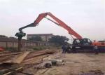 High Mobility Excavator Vibro Hammer Working In Sand And Poorer Effect 2800 Rpm