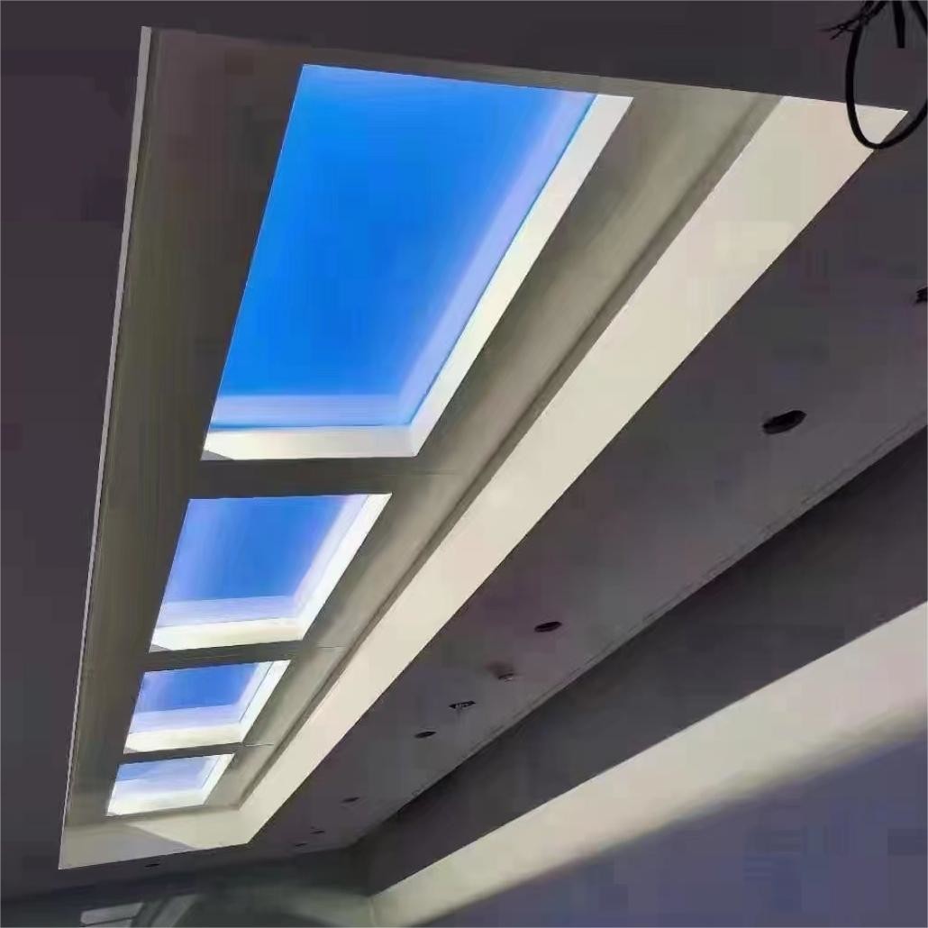 600x600mm projector sky light window ceiling blue sky light australia Tuya APP control led panel lamps