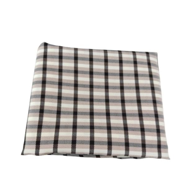 Plaid Style Twill Fabric 100% Polyester Twill Fabric for Medium Weight Suit and