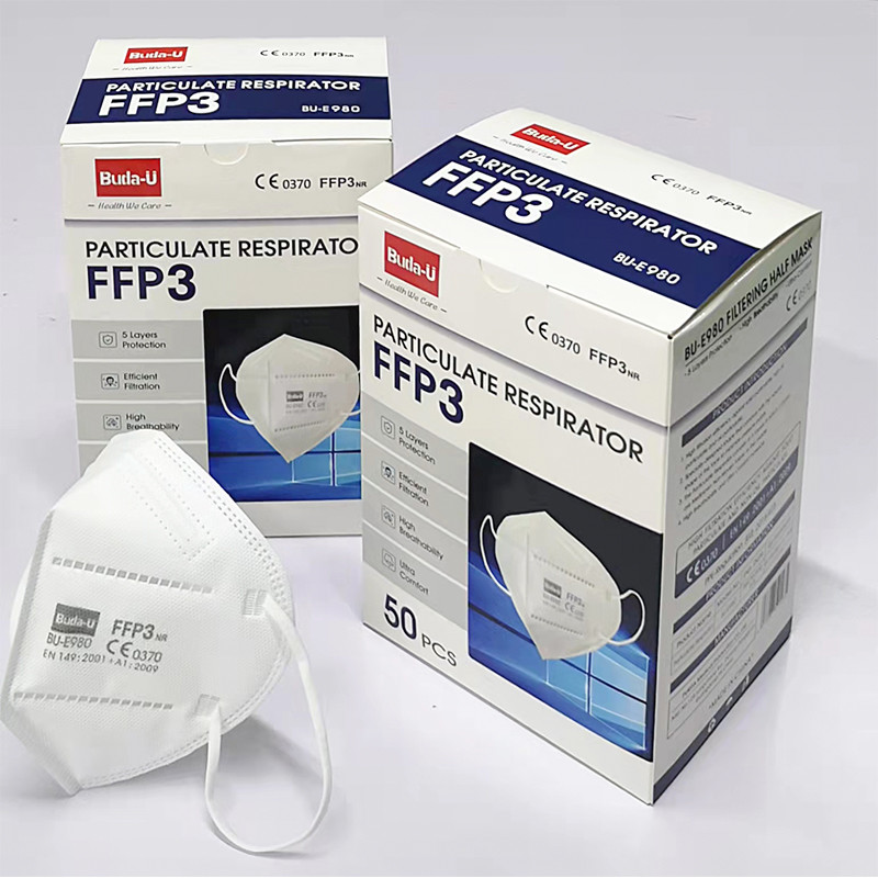FFP3 Particle Filtering Half Mask , Breathable FFP3 Particulate Respirator , Excellent Packing Design