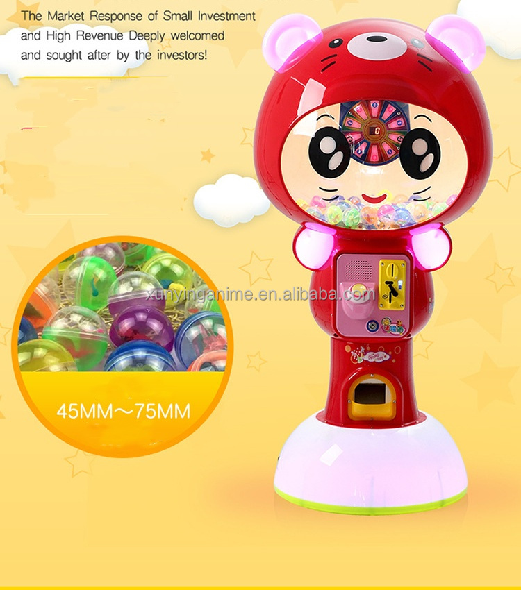 Amusement Game Center 30KG Coin Operated Gashapon Toy Capsule Vending Machine Candy Machine