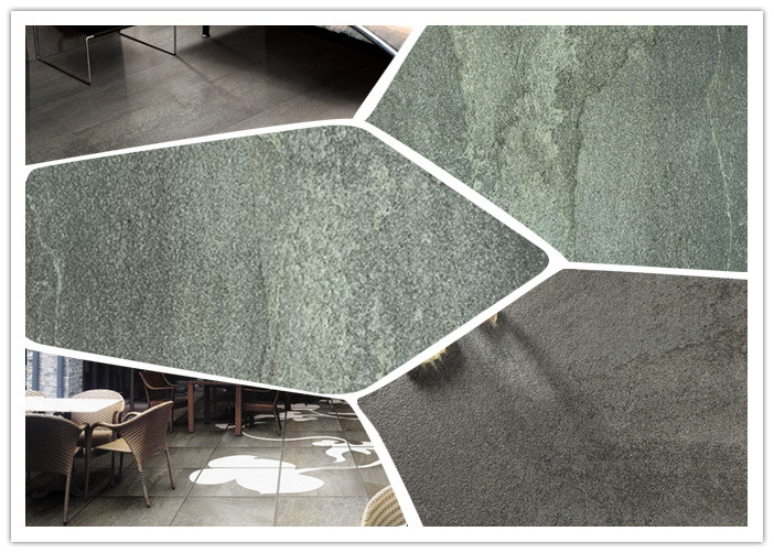 Interior Stone Look Porcelain Tile 600*600 Mm Size Compression Resistance Living Room Porcelain Floor Tile