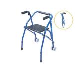 Aluminum Alloy Medical Foldable Mobility Walking Aids With Wheels