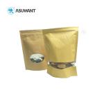 Mylar Kraft Paper Pouch Food Packing Bag Heat Sealed Stand Up Reusable Brown