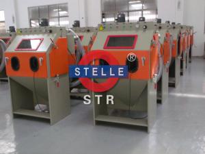 Quality Box Sand Blast Cabinet / Dustless Abrasive Blast Cabinet Burrs Residue Removing wholesale