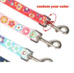 Polyester Martingale Dog Collar Metal Buckle Personalized Sublimation Gold Pet