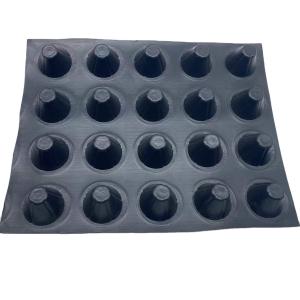 Quality HDPE Dimple Membrane Drain Mat for Eco-friendly Construction Waterproof Plastic Sheet wholesale