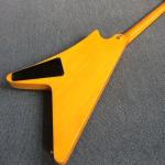 High-quality custom V style electric guitar, rosewood fingerboard , Chrome
