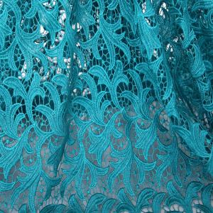 Quality Teal green plain design high quality african cord lace 2015 wholesale