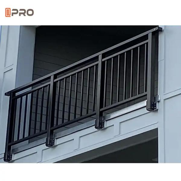 Modern Aluminum Balustrade Pool Security Fencing Floor Mounted Weather