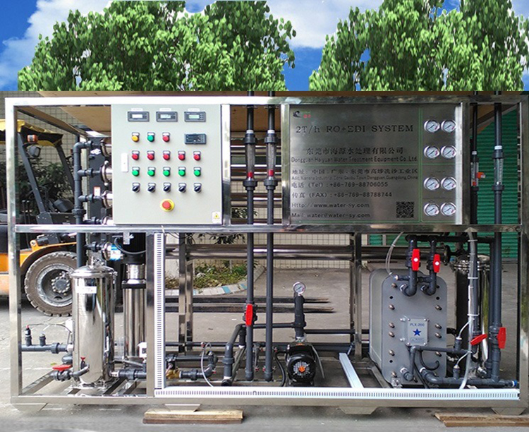 Demineralised EDI Unit For Water Treatment Purification System 1TPH