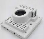 for wall FM playing speaker withTF card MP3 U dish playing time show