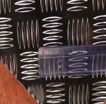 1100 Black Aluminium Chequered Plate 1000mm To 1500mm