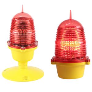 Quality Red Steady AC220V 60Hz 32cd Tower Aviation Light Low Intensity LED wholesale