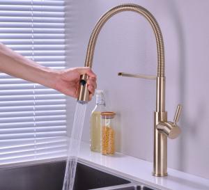 Quality ODM Brush Finishing Kitchen Faucet wholesale
