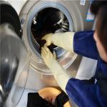 Reusable Waterproof Long Sleeve Latex Gloves , Rubber Laundry Gloves