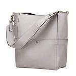 Large Shoulder Women Tote Handbags Cowhide 9.5inch OEM Acceptable