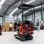 EPA Certified Gasoline 1.5 Tonne Excavator Hydraulic Crawler Smallest Mini