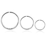 Fashion Steel Seamless Hinged Nose Hoop Ring Septum Clicker Ear Cartilage Tragus