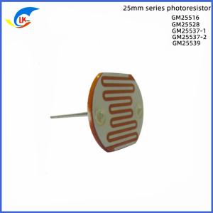 Quality Φ25mm GM25516 Light Dependent Resistor 500nmw Photoresistor wholesale