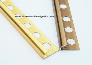 Quality Durable Kitchen Metal Aluminium Tile Edge Trim 10mm For Backsplash wholesale