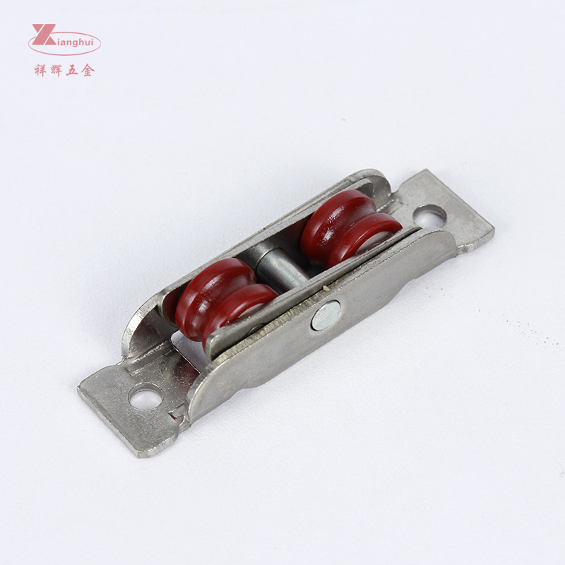 16mm UPVC Sliding Door Window Pulley with POM Wheel and Stainless Iron/Steel Frame