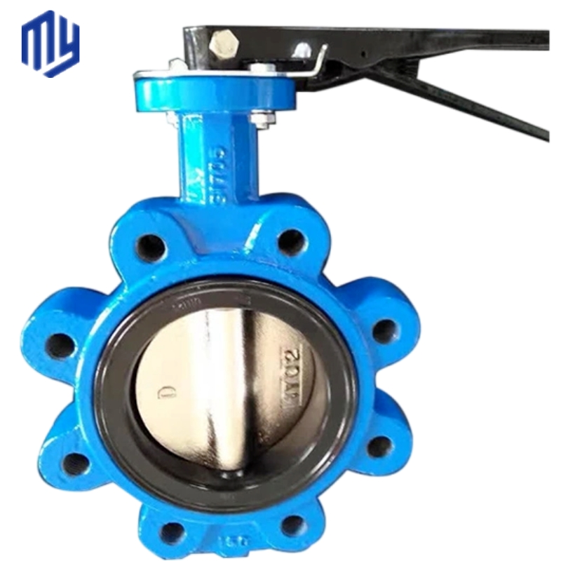 Gas and Hydraulic Media Compatible Pneumatic Actuated Butterfly Valve Lug Type