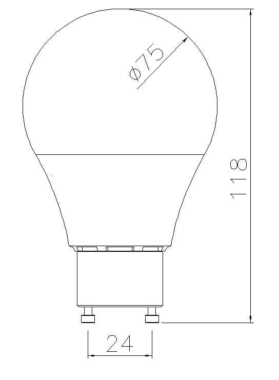 5W 7W 9W 11W GU24 led globe light SMD5730 led globe bulb lamp high lumen White color GU24 bulb indoor lighting AC85-265V
