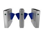 Full Automatic Half Height Turnstile , Stainless Steel 316 Gate Barrier System