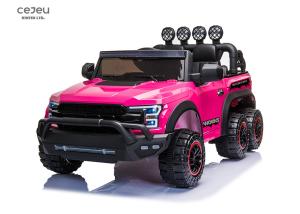 Quality Six Wheels Suspension Kids Electric UTV With Lights On Windshield 21kg wholesale
