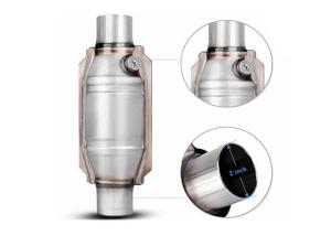 Quality 2.13&quot; Inlet Outlet 3 Way Universal Catalytic Converter OBD I OBD-II wholesale