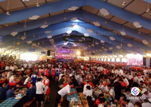 Quality White PVC Party Tent Aluminum Frame Tent For Restaurant Waterproof Canopy Tent wholesale