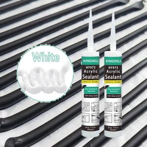 Quality Acrylic Silicone Bathroom Caulk , Waterproof Transparent Silicone Adhesive wholesale