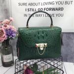 Exotic Genuine Crocodile Skin Woman Orange Purse Authentic Alligator Leather