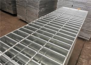 ISO9001 Step Board  Galvanized Steel Grating Walkway Pressure Resistance Welding