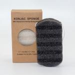 Wave Shaped Natural Soft Organic Skincare Body Bath Konjac Sponge