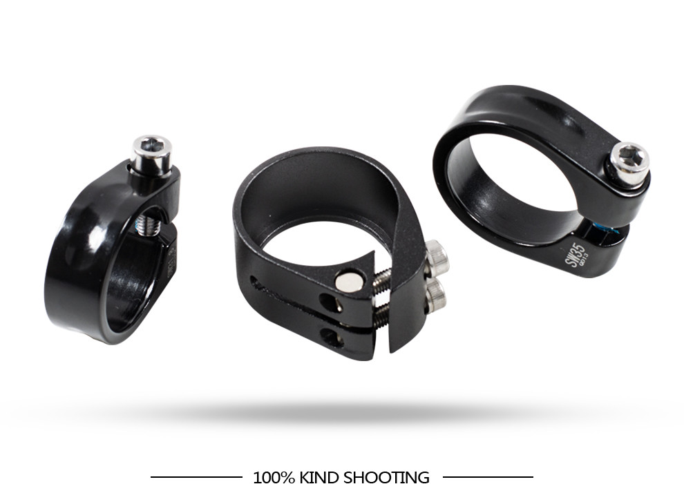 Mountain Road Bicycle Seat Clamp 7075 T6 Aluminum Alloy Black