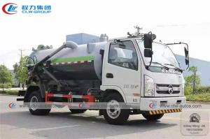 Quality KAMA 4x2 5000L Vacuum Sewage Suction Truck For Sanitation Services wholesale