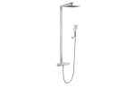 Faucet Rainfall Wall Bathroom Shower Panels Brass Waterproof