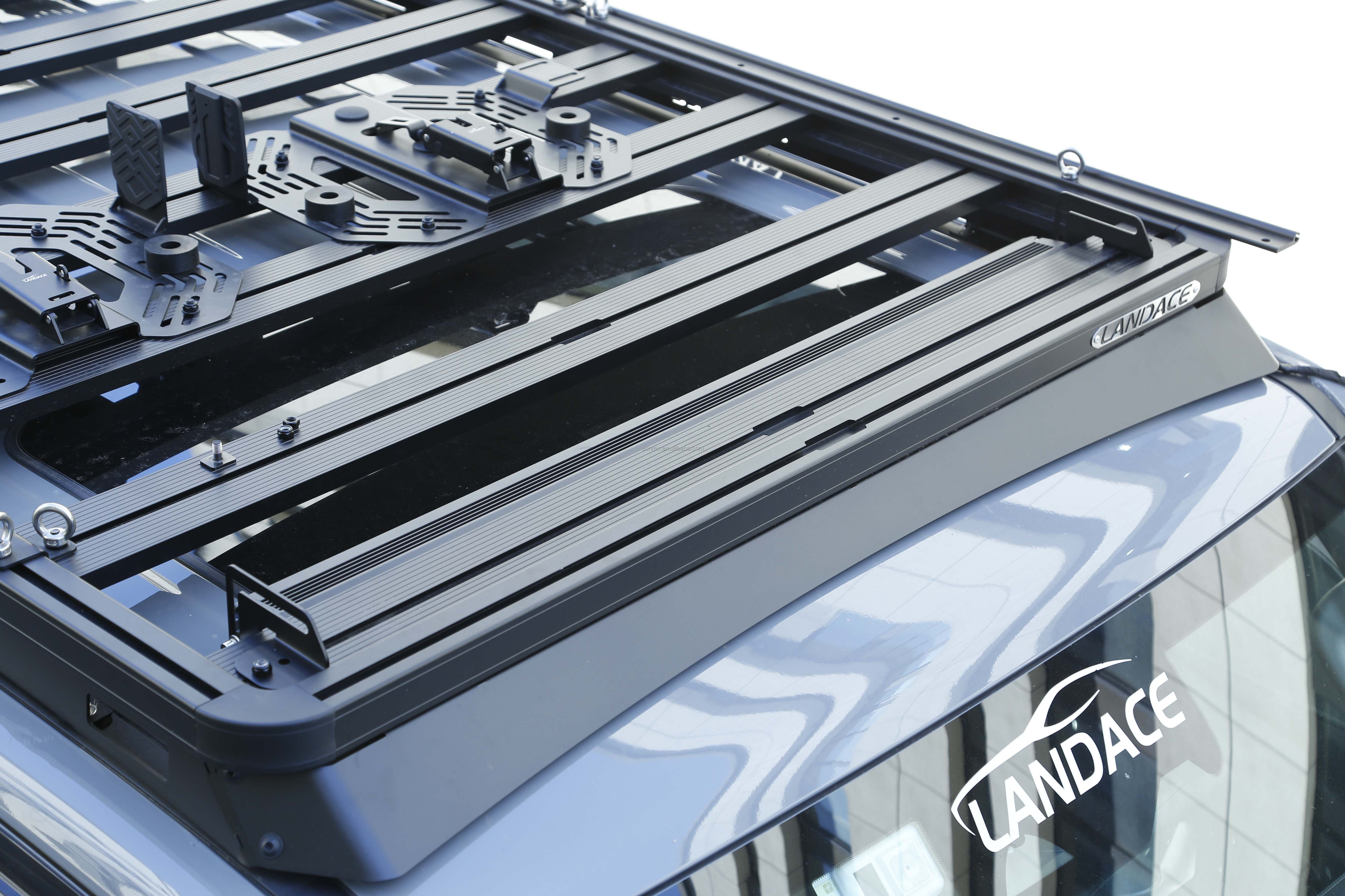 Powder Coated Universal Light Bar Brackets Alu Alloy Roof Rack Light Brackets