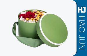 Quality Wholesale Beautiful Round Cylinder Cardboard Paper Flower Gift Box For Flowers wholesale