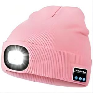 Quality Music Playback LED Beanie With Light Hands Free Calling For Logging Sunset Fishing wholesale