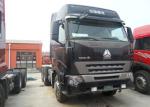 6X4 HOWO Heavy Duty Tractor Trucks , 4 Stroke Electronic Fuel Injection Diesel