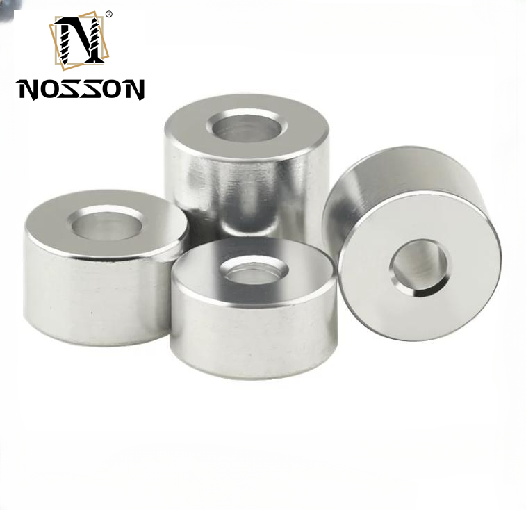 6mm 8mm 10mm Style Bonded Aluminium Countersunk Round Threaded Tube Bushing Spacers Sleeve Metal Stainless Steel Bushing