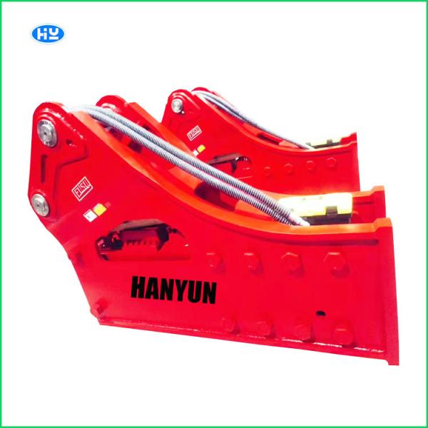 Steel Q345B Excavator Rock Hammer 19-25t Chisels 140mm Hydraulic Excavator