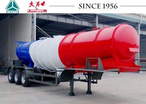 Quality 3 Axles V Shaped Acid Tanker Trailer 40 Tons Payload With Airbag Suspension wholesale