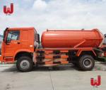 10m3 Vacuum Sewage Truck 6 Wheelers Sewage Cleaning Tanker