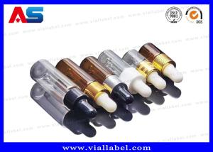China 5ml / 10ml / 15ml / 20ml  Glass Dropper Bottle Offer, Clean Bottles With Glass Dropper on sale