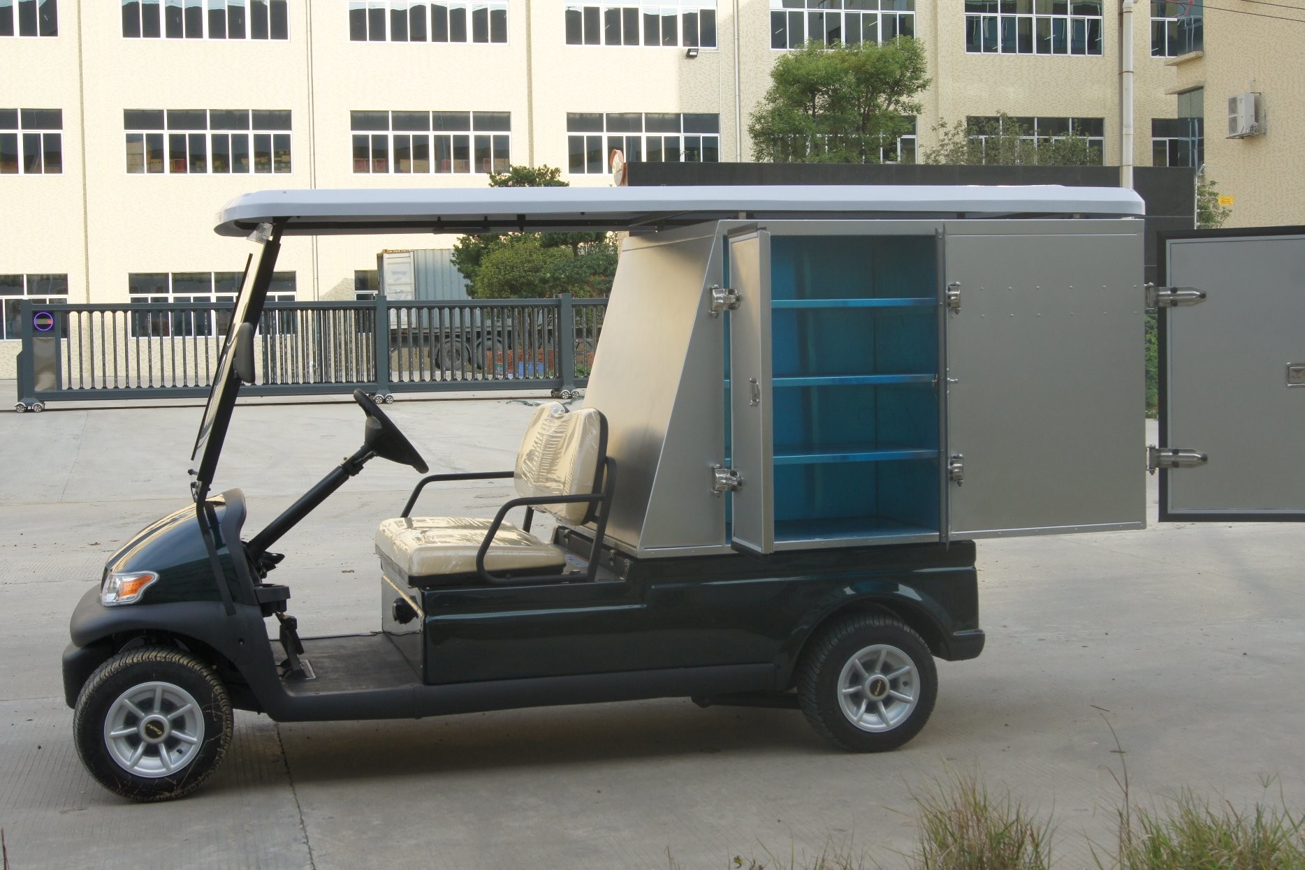 Commercial Luxury Motorized Utility Golf Cart , Electric Hotel Housekeeping Cart